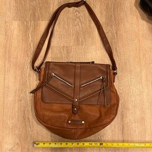 Brown crossbody purse